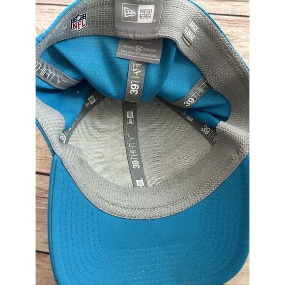 New Era 39thirty Flex Fit Carolina Panthers Hat Large / XL - Picture 5 of 5